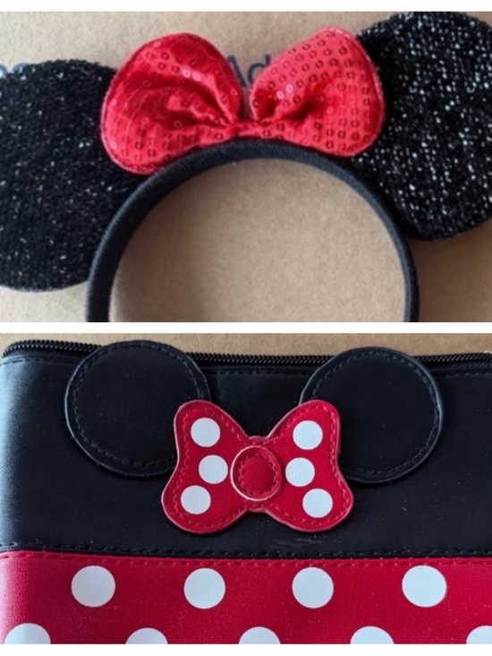 Disney Other - Minnie Mouse Headband and Pouch Set